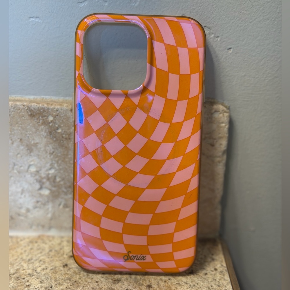 Sonix Vibrant Pink and Orange Swirl Phone Case